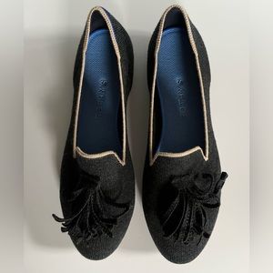 Rothy’s Black Diamond Merino Tassel Loafers